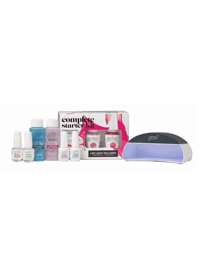 Complete Starter Kit Including Ph Bond Foundation Base Coat Top It Off Top Coat Nourish Cuticle Oil Nail Remover & Cleanser Two Nail Polish Colors 15Ml