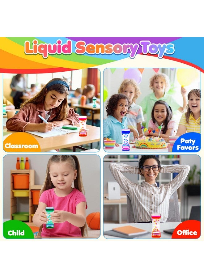 Liquid Motion Bubbler Sensory Toys 6 Pack Liquid Timer Sensory Toys For Autistic Children Liquid Motion Toys Or Motion Bubbler Sensory Timer For Playful Learning And Sensory Exploration