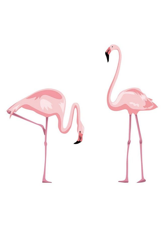 Pink Flamingo Wall Stickers Peel And Stick Wall Decals For Bedroom Living Room Kids Room Wall Decor(H: 47)