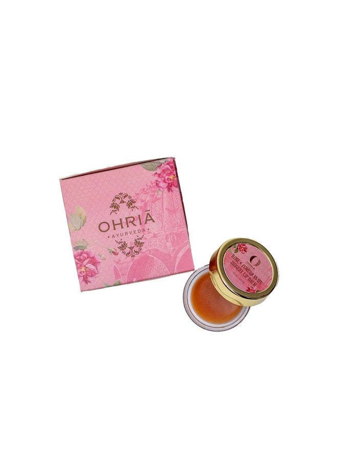 Ayurveda Rose & Pomegranate Jaggery Lip Balm Moisturise Softens & Repairs 6Gm