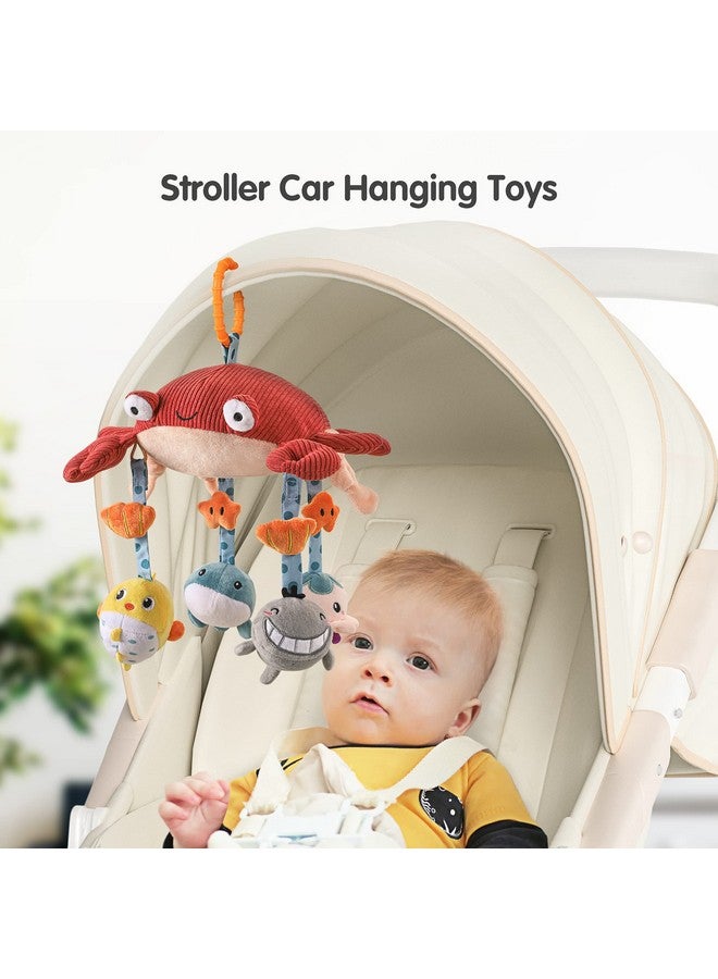 Baby Toys For 0 3 6 9 To 12 Months Activity Plush Animal Stroller And Hanging Toy For Baby Car Seat Crib Travel Sensory Learning Toy