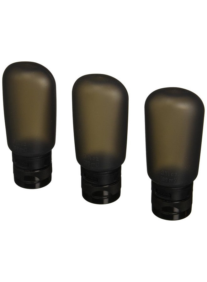 Gotoob Civilized Squeezable Travel Tube (Pack Of 3) Black 3Ounce