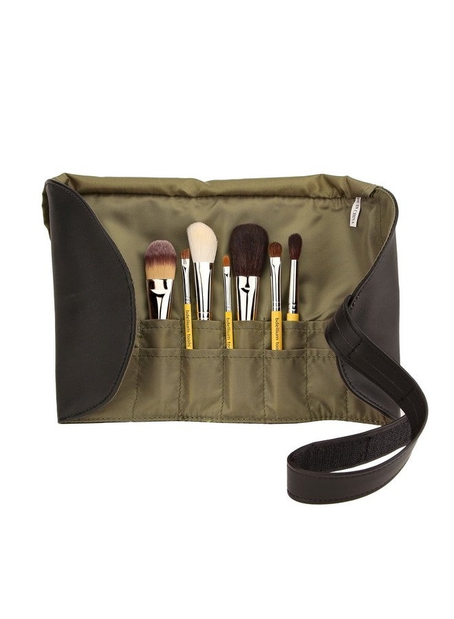 Professional Makeup Travel Line Basic 7Pc. Brush Set With Rollup Pouch