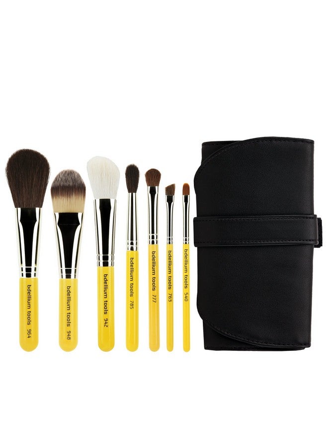 Professional Makeup Travel Line Basic 7Pc. Brush Set With Rollup Pouch