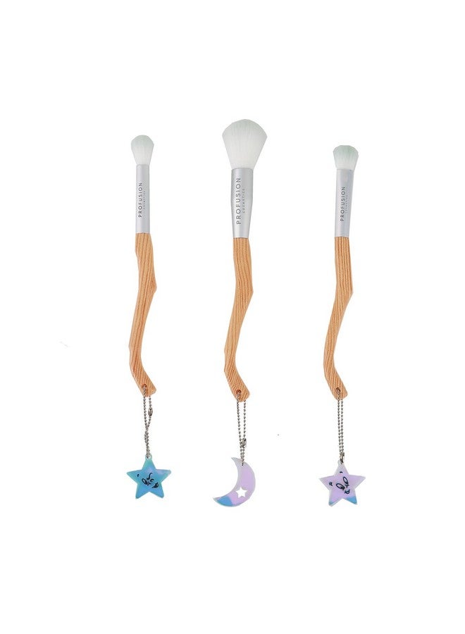 Casper The Friendly Ghost 3 Piece Eye And Face Brush Set For Flawless Makeup Achieve Adorable Look With The Essentials Elegance Brush Set