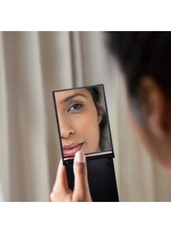 Home Mirror 16Pcs 2 X 3 X 0.2'' Small Makeup Folding Mirror Portable Travel Mirror Compact Stand Up Mirror For Women Girls Black White