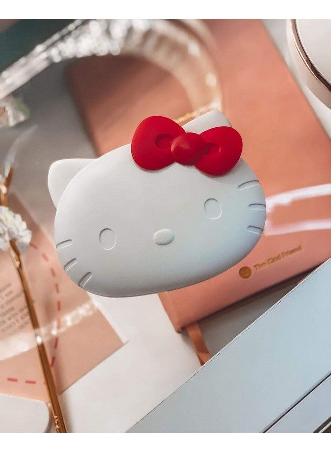 Impressions Vanity Hello Kitty Compact Mirror With Adjustable Brightness Touch Sensor And Rechargeable Travel Makeup Mirror For Purse