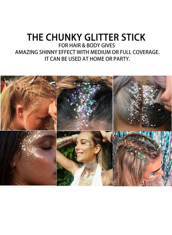 Gold Body Glitter Stickmusic Festival Outfits For Womenface Glitter Gel Festival Accessorieschunky Glitter Face Paintmermaid Sequin Hair Glitter Makeupsparkle Body Glitter For Women Kids