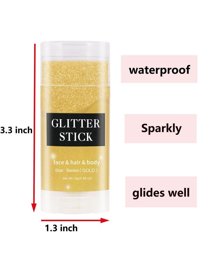 Gold Body Glitter Stickmusic Festival Outfits For Womenface Glitter Gel Festival Accessorieschunky Glitter Face Paintmermaid Sequin Hair Glitter Makeupsparkle Body Glitter For Women Kids