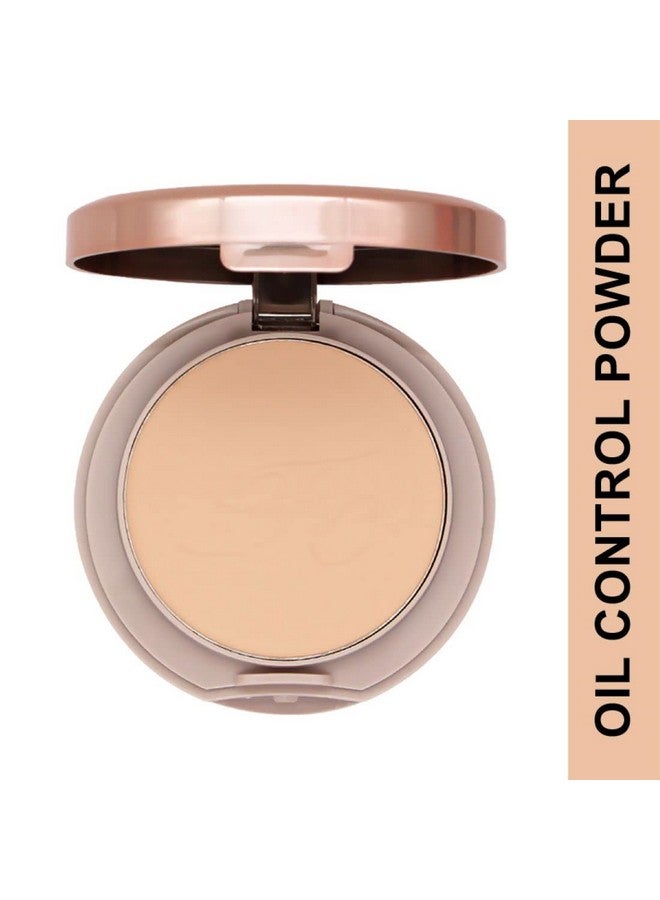 Oil Control 2 In 1 Powder With Mirror And Powder Puff Oil And Sweat Control Long Lasting Compact Powder Comes In 4 Variants Shade 01