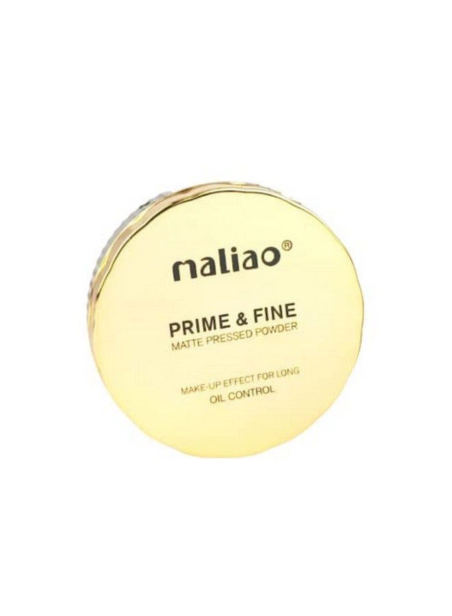 Oil Control 2 In 1 Prime & Fine Matte Pressed Powder Compact Velvety Natural Look Soft Focus Effect Undetectable Finish 20G