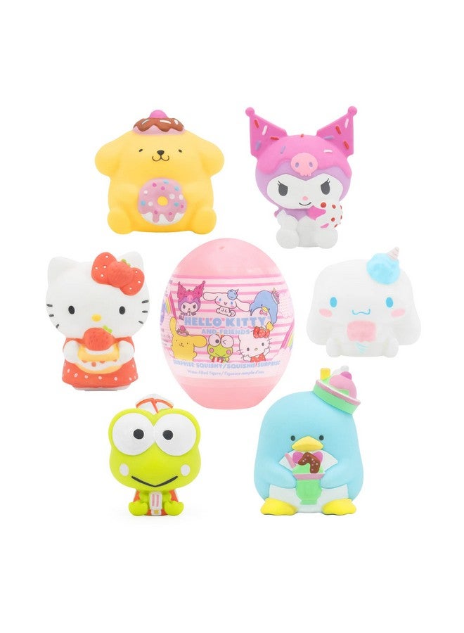 Sanrio Hello Kitty And Friends Cute Water Filled Surprise Capsule Squishy Toy [Series 2] [Birthday Gift Bag Party Favor Gift Basket Filler Stress Relief Toy] 1 Pc. (Mystery Blind Capsule)