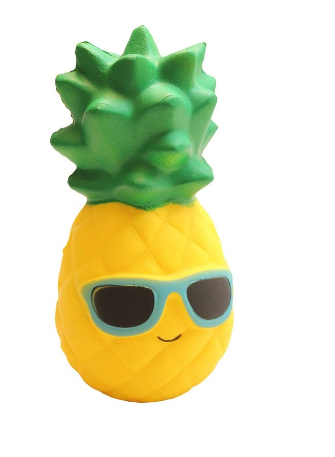 Large Pineapple Squishy Slow Rise Fruit Food Face Sensory Stress Fidget Toy