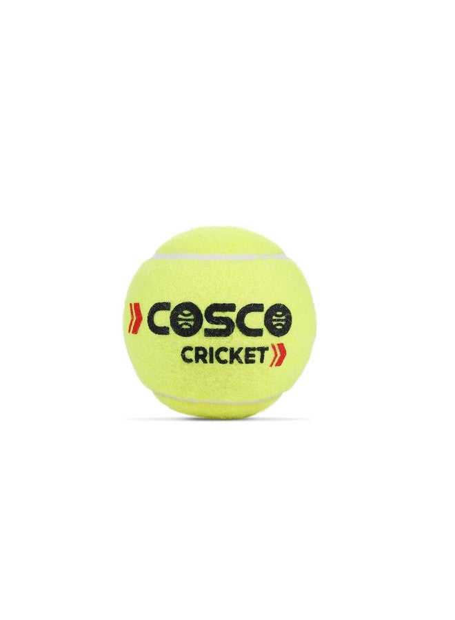 Cricket Normal Force Leather Tennis Ball (Yellow) Pack Of 6