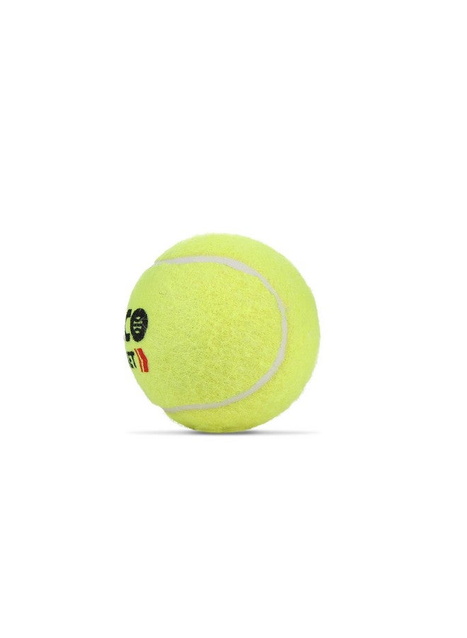 Cricket Normal Force Leather Tennis Ball (Yellow) Pack Of 6