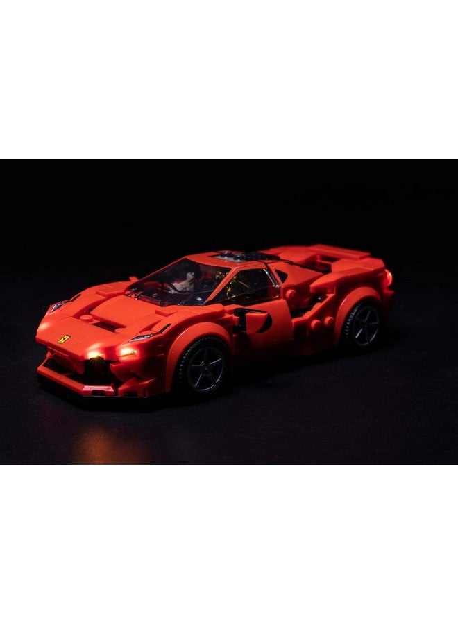 Deluxe Led Lighting Light Kit For Your Lego Speed Champions Ferrari F8 Tributo Set 76895 (Note: The Model Is Not Included)