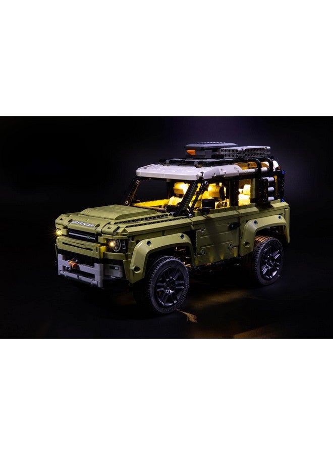 Deluxe Led Light Kit For Your Lego Land Rover Defender Set 42110 (Lego Set Not Included)