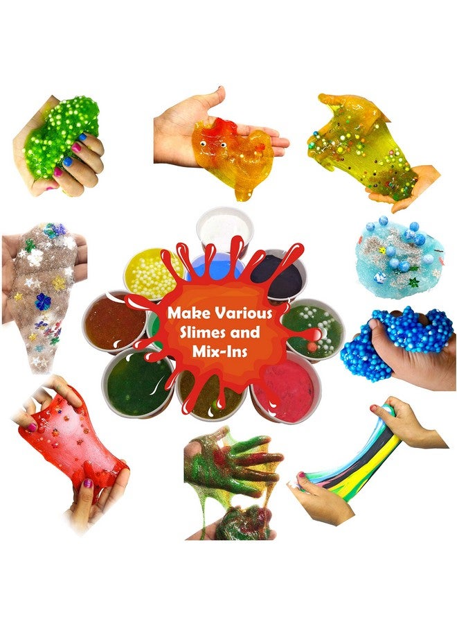 Super Slime Activator Clear Liquid Solution. All In One 600 Ml Slime Activator. (Pack Of 3 Bottles 200 Ml Each) Universal Formula Works With Almost Any Pva Glue. No Heating Safe For Kids.