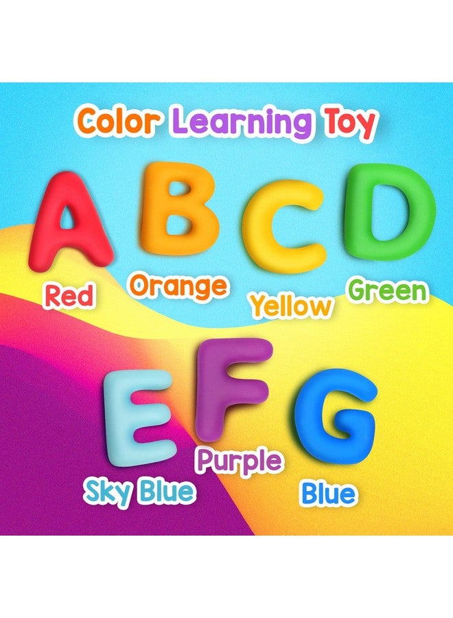 Alphabet Letters Sensory Toys For Toddlers: Abc Learning Educational Montessori Toys Preschool Activities For Kids 3 4 5 6 Years Old 26Pcs Squishy Fidget Toys For Autistic Children Uppercase