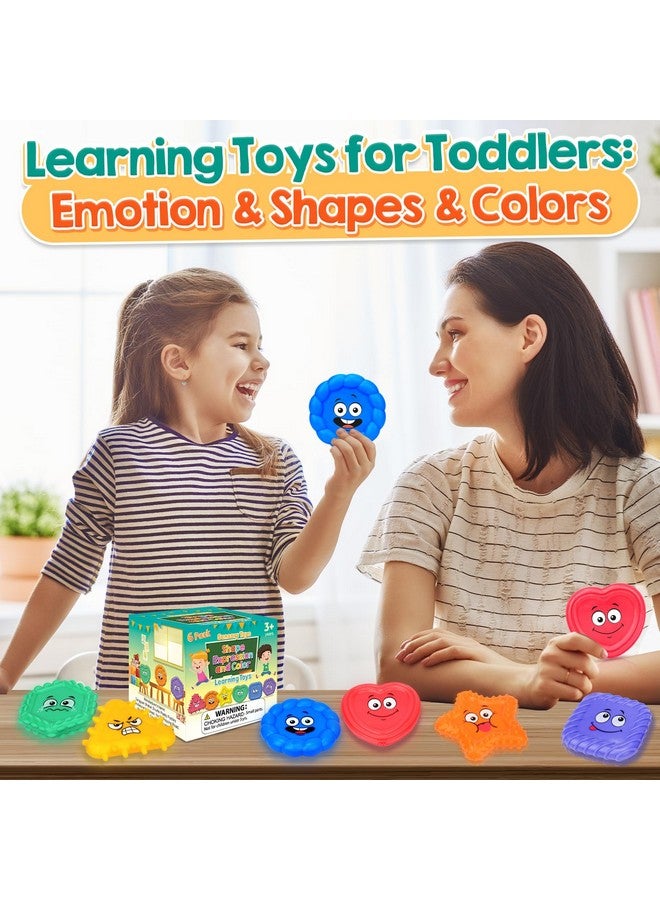 Sensory Toys For Kids Toddlers Social Emotional Feelings Toys For Special Needs Texture Shapes Learning Tactile Toy Preschool Classroom Must Haves Calm Down Sensory Toys For Autistic Children