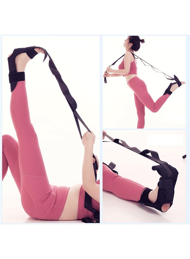 Stretching Strap Hamstring Stretcher - Stretching Bands, Foot Stretcher, Calf Stretcher, Leg Stretcher, Ankle Stretcher Stretch Band, Ligament Stretching Belt, Stretch Strap