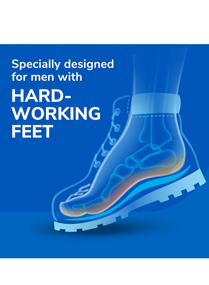 Dr. Scholl's Work All-Day Superior Comfort Insoles (with) Massaging Gel, Men, 1 Pair, Trim to Fit