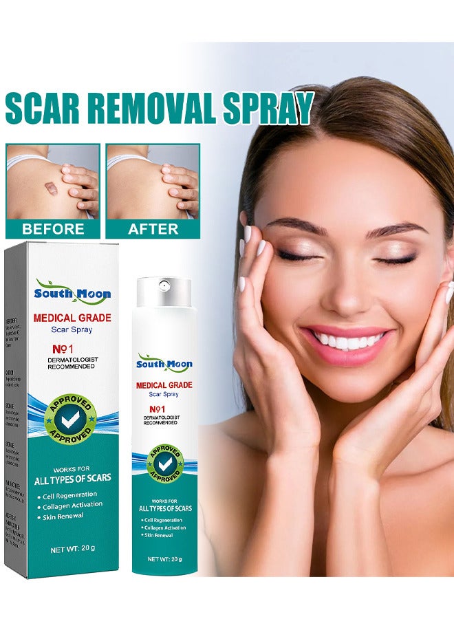 Scar Care Spray Burns Scars Stretch Marks Fade Scars Smooth Skin 20G