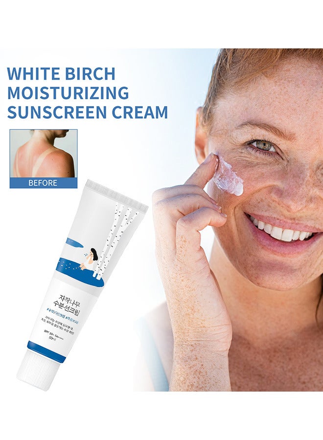 Birch Juice Moisturizing Sunscreen SPF 50+, PA++++ 50ML