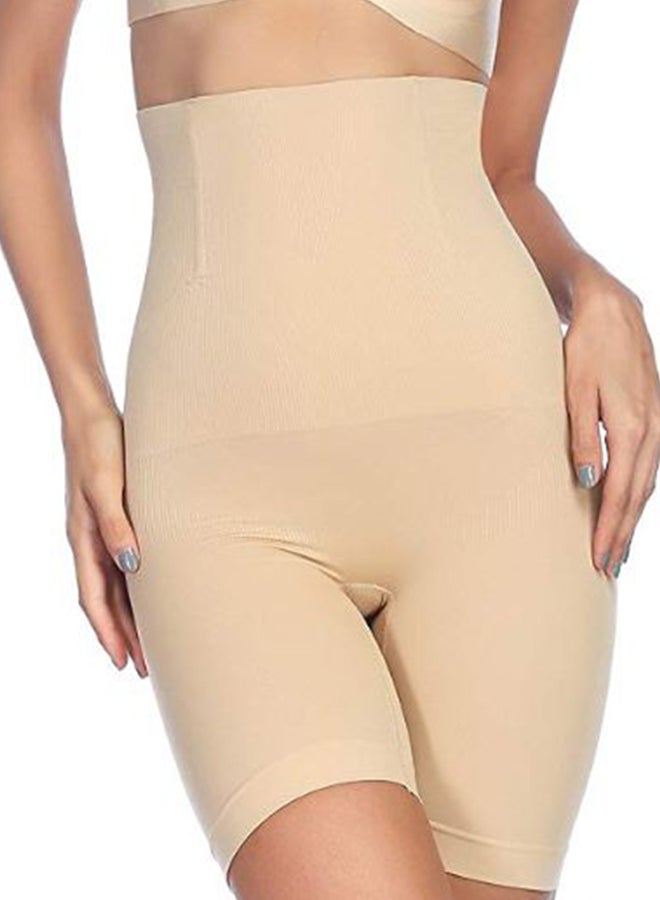 High Waist Busters And Body Shaper Corset Beige