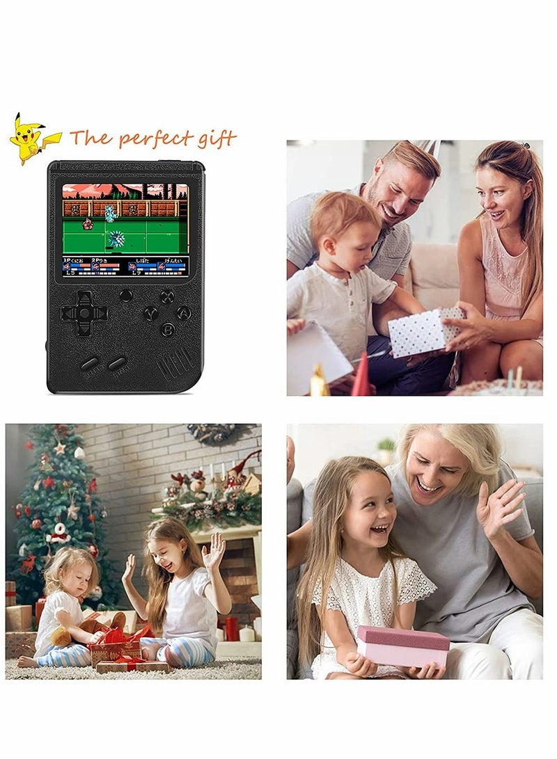 Handheld Gameboy Console, 500 Super Classic FC Games, Mini Handheld Game Console with 3.0-Inches Color Screen, 1020mAh Rechargeable Battery Portable Game Connect to TV and Two Players