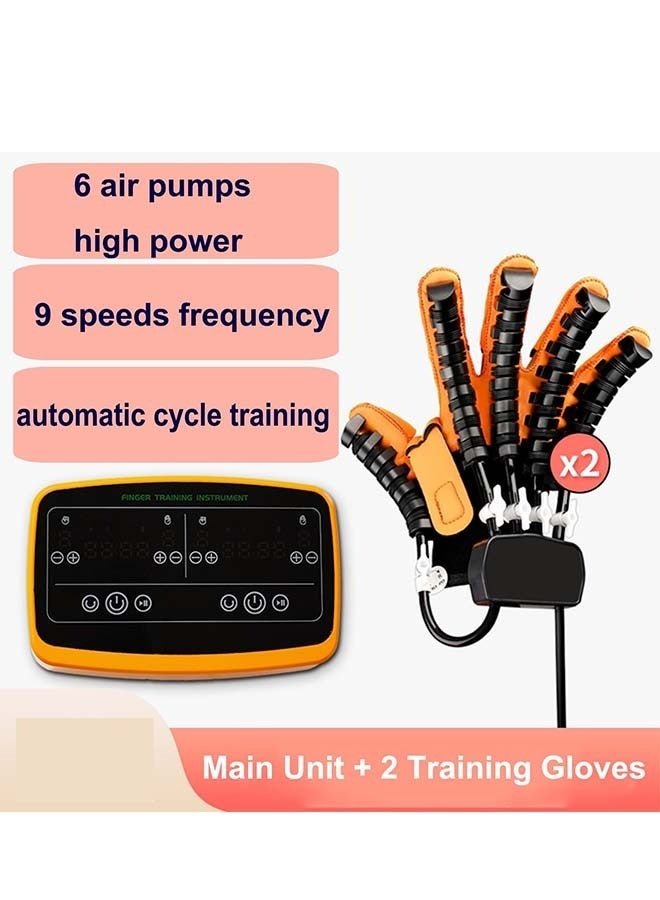 New Level Rehabilitation Therapy Exercise Both Hands Simultaneously, Stroke Rehabilitation Equipment Stroke Hand Exerciser Rehabilitation Robot Glove