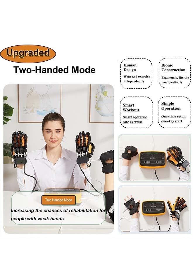 New Level Rehabilitation Therapy Exercise Both Hands Simultaneously, Stroke Rehabilitation Equipment Stroke Hand Exerciser Rehabilitation Robot Glove