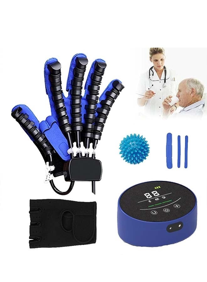 Hand Rehabilitation Robot Gloves,Finger Rehabilitation Gloves for Stroke Recovery Hand Strength Exercise and Adaptive Training Hemiplegic Finger Cerebral Palsy Equipment Relieve Hand Stiffness