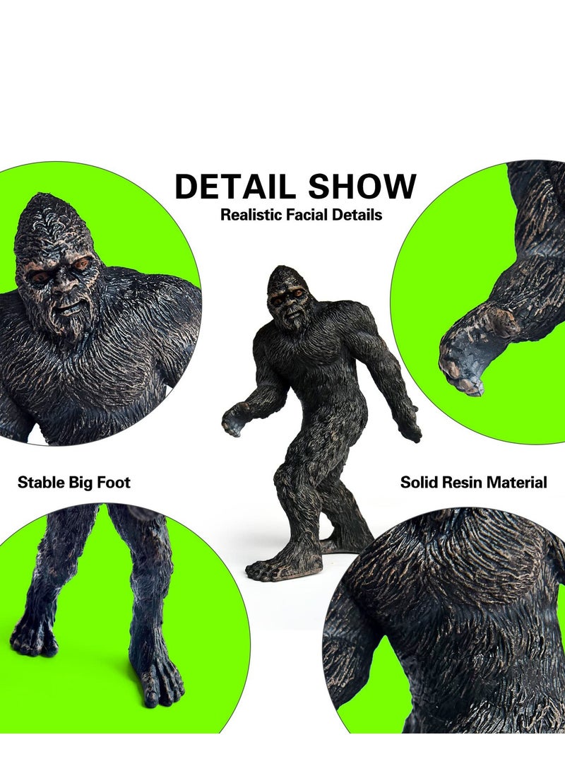 Bigfoot Statue, Resin Garden Bigfoot Sasquatch Statue, Desktop Bigfoot Decoration Home and Office Garden, Indoor Desk Decoration Gift for Home and Office