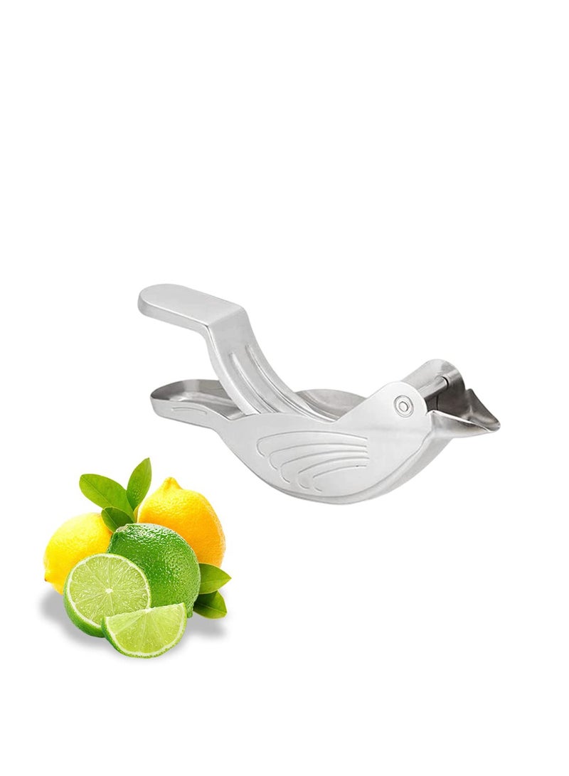 Lemon Lime Squeezer, Hand Juicer Lemon Squeezer, Stainless Steel Lemon Slice Squeezer,  Max Extraction Manual Citrus Juicer