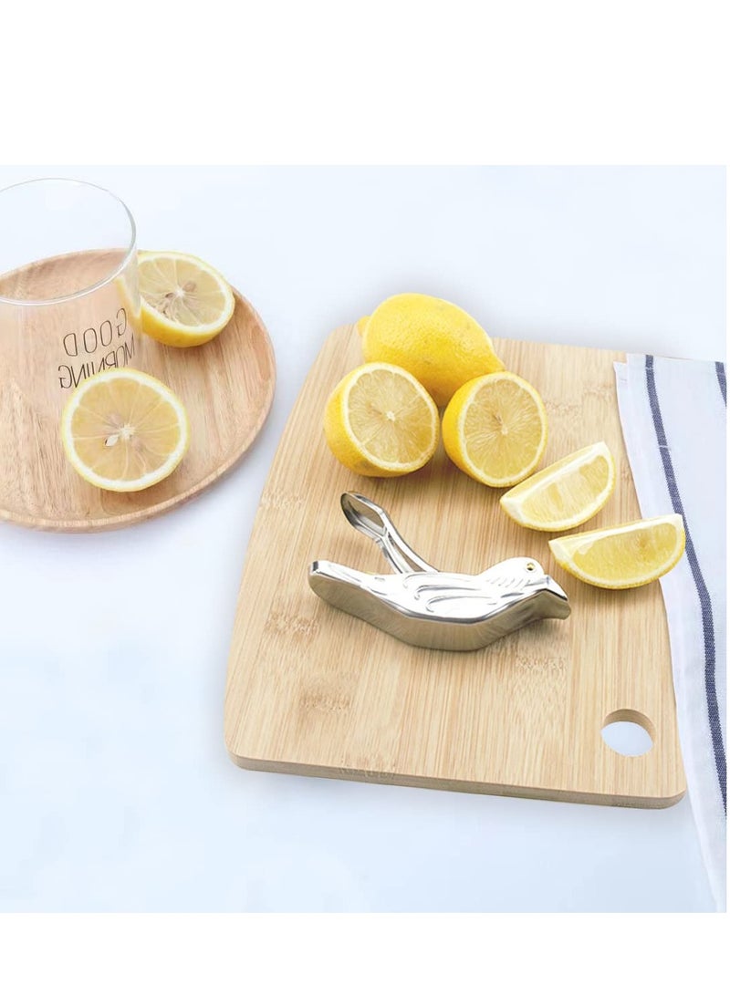 Lemon Lime Squeezer, Hand Juicer Lemon Squeezer, Stainless Steel Lemon Slice Squeezer,  Max Extraction Manual Citrus Juicer