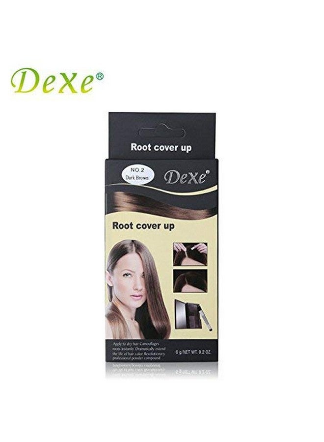 Dexe Root Cover Up 6Gm (Dark Brown) Instantly Cover Greys + Touch Up Highlights Watersweatresistant Root Concealer (Dark Brown)