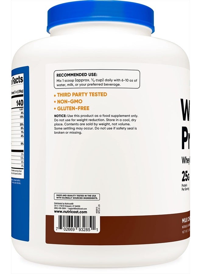 Whey Protein Concentrate (Chocolate) 5LBS