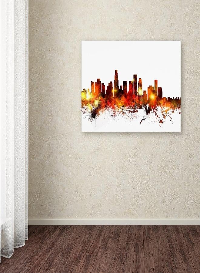 California Skyline III by Michael Tompsett, 16x24-Inch Canvas Wall Art