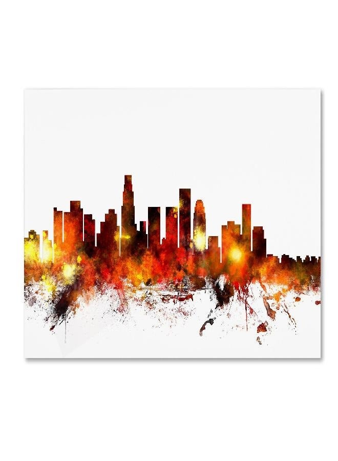 California Skyline III by Michael Tompsett, 16x24-Inch Canvas Wall Art