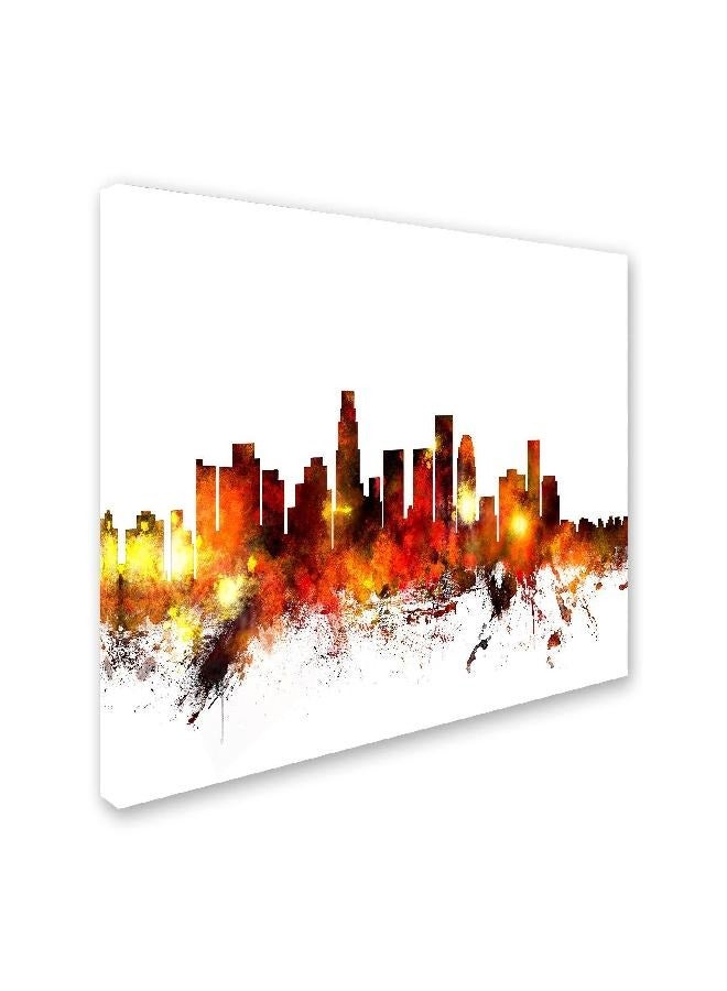 California Skyline III by Michael Tompsett, 16x24-Inch Canvas Wall Art