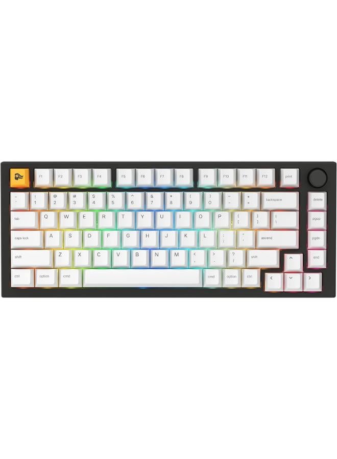 GMMK PRO – Ultra Premium Compact 75% Gasket-Mounted Modular Mechanical Gaming Keyboard - GLO-GMMK-P75-FOX-B