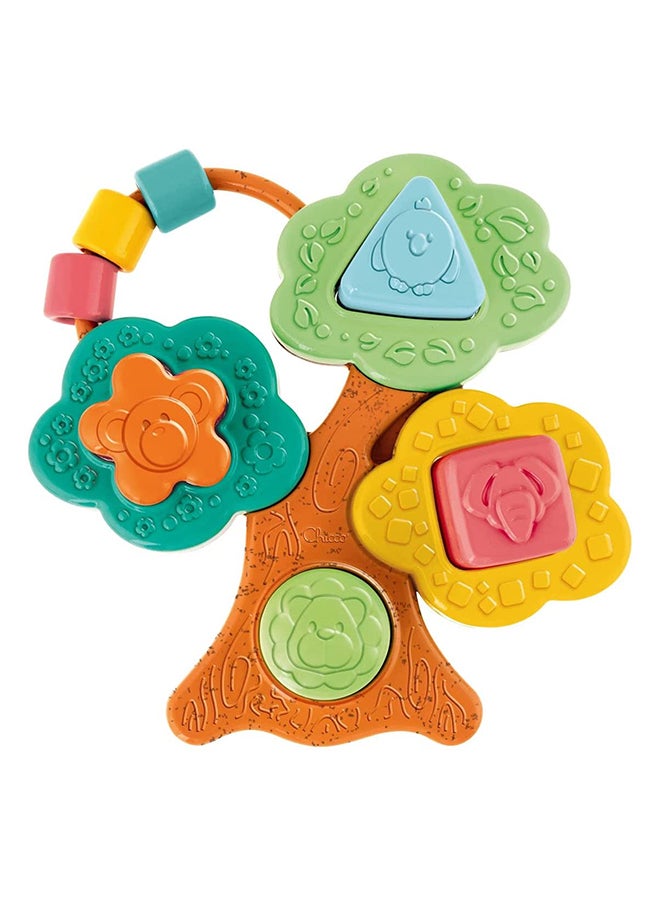 Eco+ Baobab Shape Sorter & Stacking Toy, 6-36M 18 x 19 x 5cm