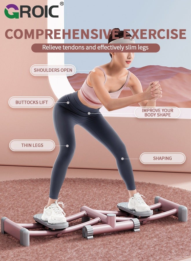 Leg Exercise Equipment - Ski Exercise Machine Leg Exerciser, Thigh Master Pelvic Muscle Hip Trainer, Inner Thigh Exerciser Pilates Machine for Women, Kegel Exerciser, Home Postpartum Repair Machine