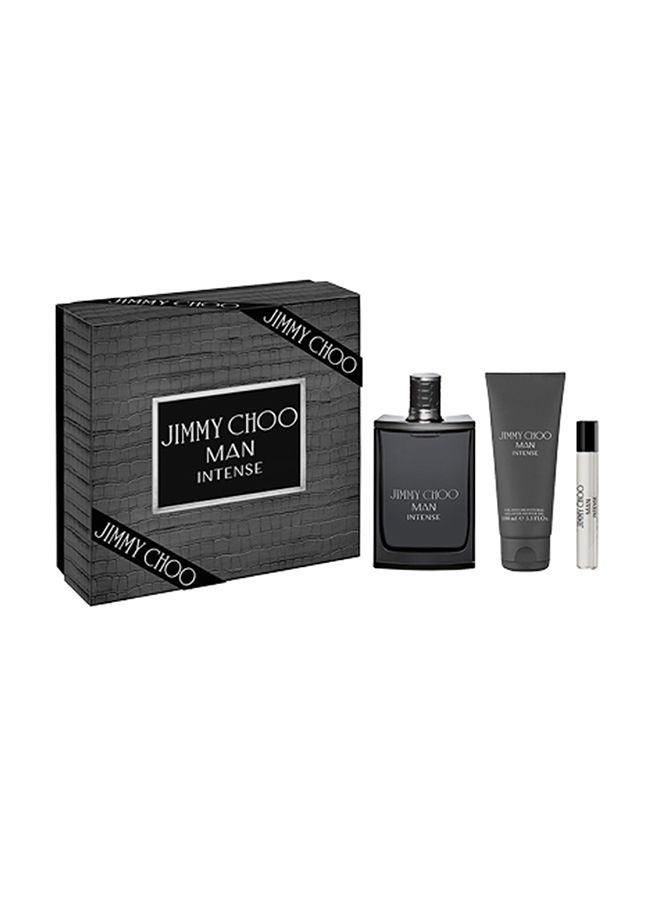Jimmy Choo Intense Men Set Edt 100Ml+ 7.5Ml Spray + 100Ml Sg