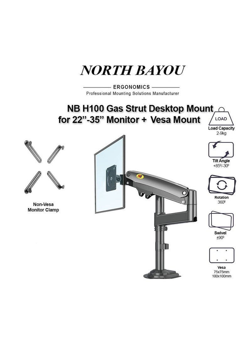 NB H100 Gas Strut Monitor Mount Arm Support Monitor 22