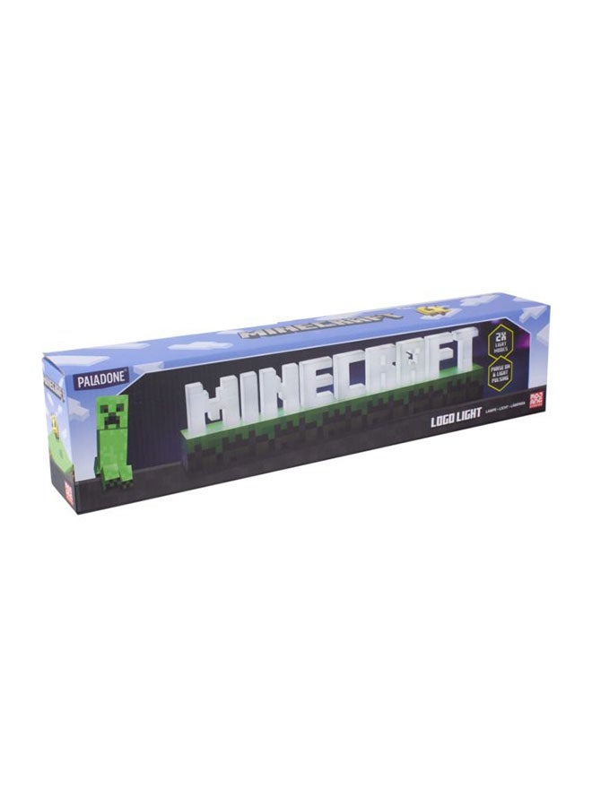 Minecraft Logo Light - Minecraft Lamp, Gaming Room Decor, and Bedroom Night Light