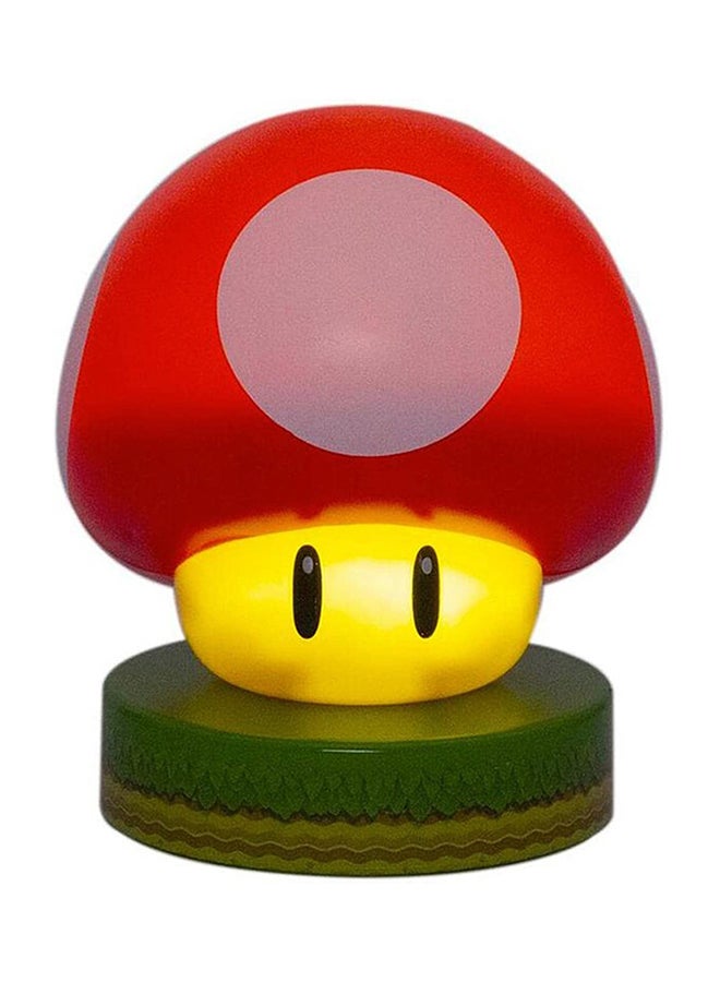 Paladone Super Mario Bros. Mushroom 3D Night Light, Decorative Lamp Collectible, Multi-Colour- Officially Gaming Merchandise