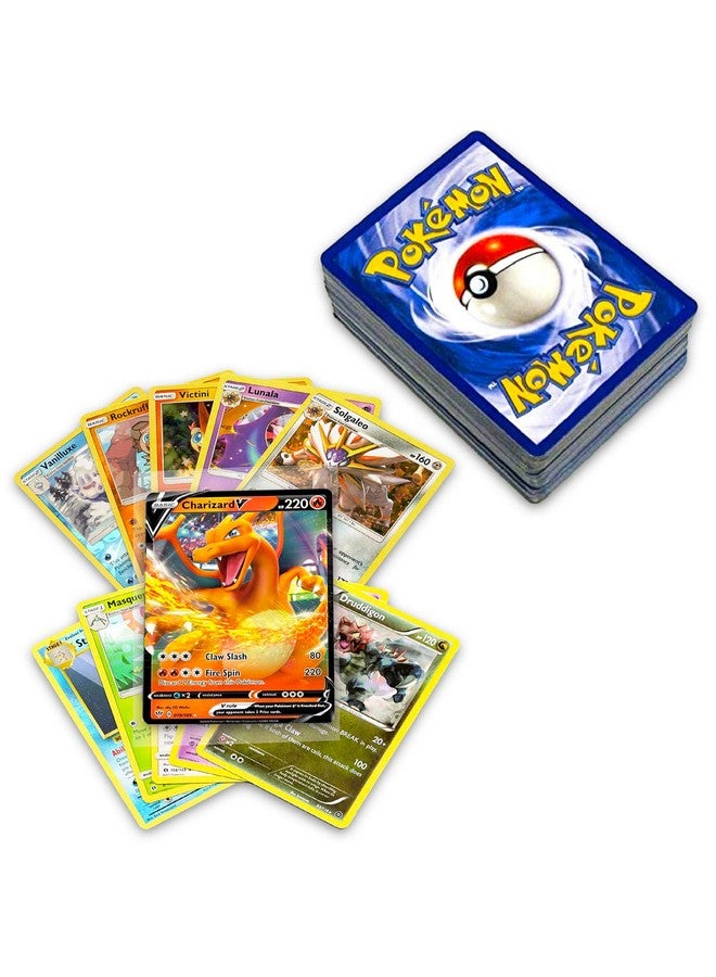 50+ Official Pokemon Cards Collection With 5 Foils In Any Combination And At Least 1 Rarity Gx Ex Fa Tag Team Or Secret Rare