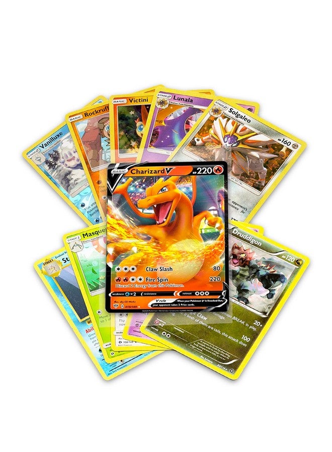 50+ Official Pokemon Cards Collection With 5 Foils In Any Combination And At Least 1 Rarity Gx Ex Fa Tag Team Or Secret Rare